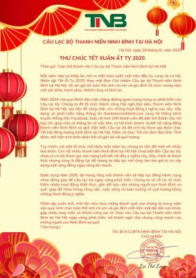 Thư chúc tết Ất Tỵ